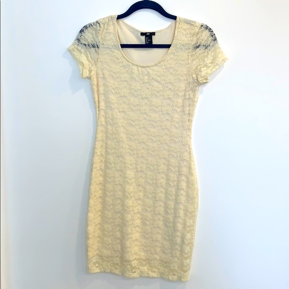 Lace bodycon dress. S. - Picture 1 of 4